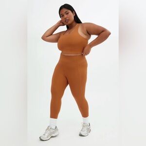 Girlfriend Collective Orange Leggings